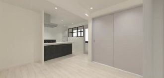 【居間・リビング】 | 赤門アビタシオン | ゆったり過ごせるリビングです