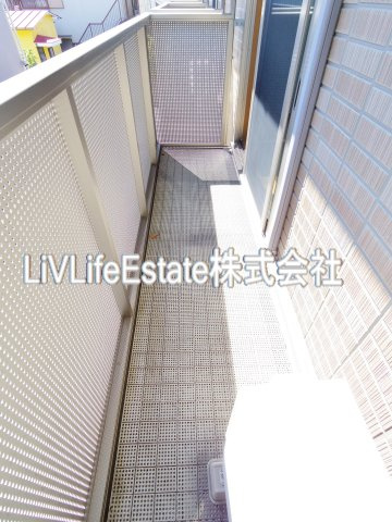 ドミール田無のバルコニー