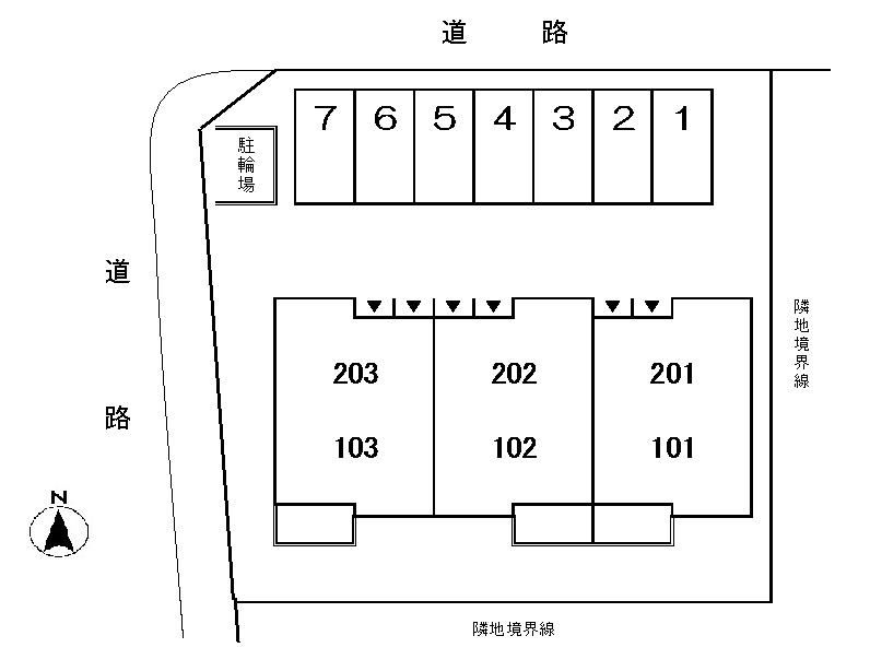 アリビエ　Ⅱの区画図