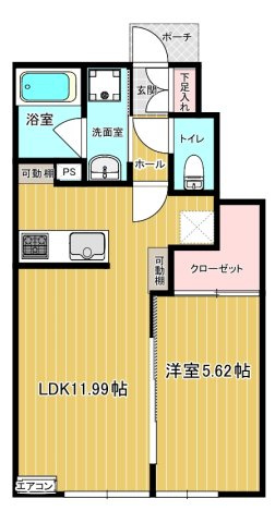 Prime One(プライムワン)の間取り