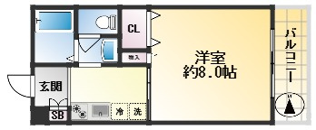 ドミトリオ仁王田の間取り