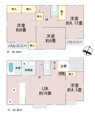 ふじみ野市亀久保３丁目の売地