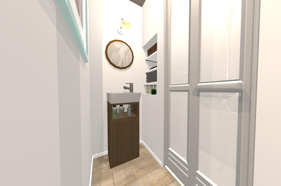 第七双葉苑の洗面所