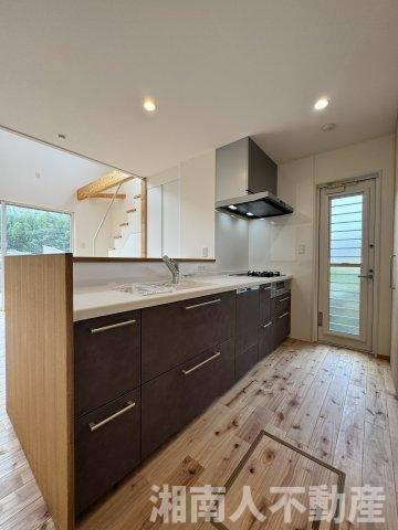 鎌倉市城廻３７４－２１戸建てのキッチン|お料理しやすいキッチンです