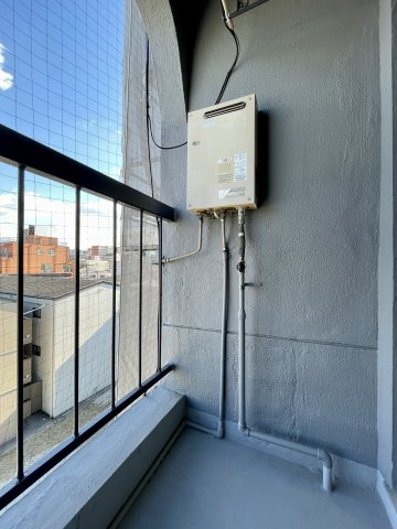 長居グランドハイツのバルコニー