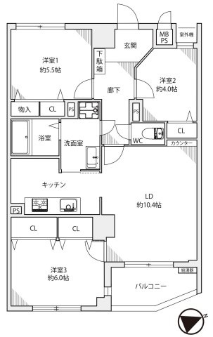 多摩市一ノ宮１丁目の中古マンション