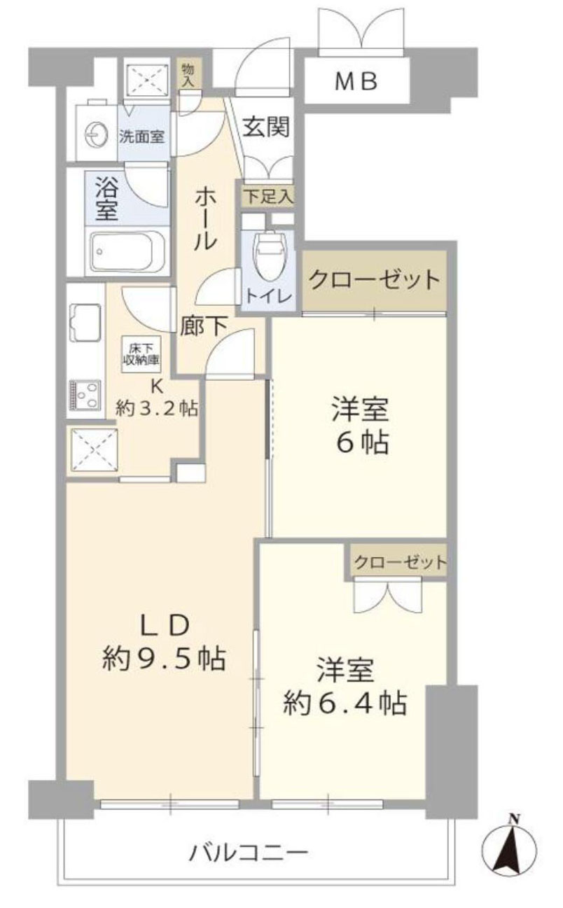 東村山市萩山町２丁目の中古マンション