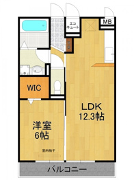 レジデンスファーベスの間取り