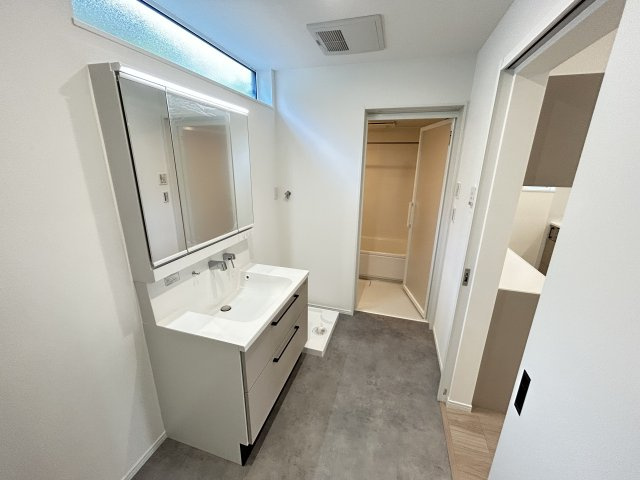 神戸市西区学園東町7丁目新築戸建２号地の洗面所