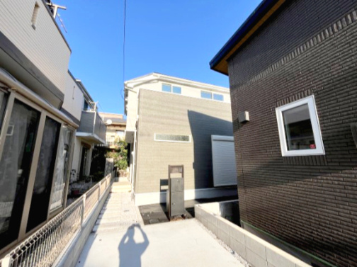 『八王子市新築戸建て』八王子市大和田町1-33【仲介手数料無料】　２４ー１期の外観|～仲介手数料無料☆八王子ひなた不動産～　八王子市大和田町　新築戸建て