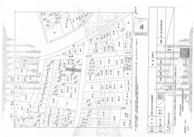 仮）フラッティ太秦の地図