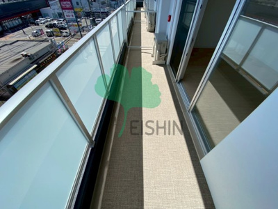 【バルコニー】 | ル・マージュ博多 | 日当たりの良いバルコニーです！