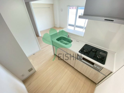 【キッチン】 | ル・マージュ博多 | シンプルな清潔感のあるキッチンです！