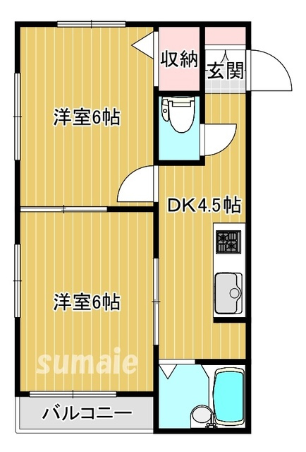 ビューラー・ハイムの間取り|間取りです☆