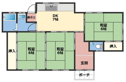 【間取り】 | S様海南市藤白平屋