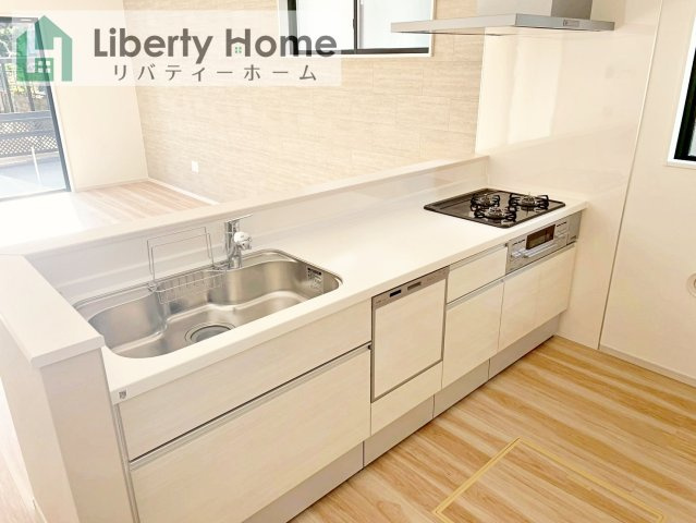 牛久市南18期　新築戸建のキッチン