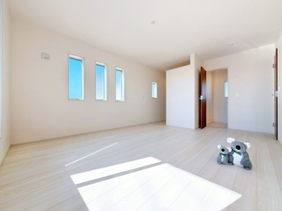 【洋室】 | 高崎市片岡町　新築住宅 | 収納充実！「どんな家具を置こうかな」とワクワクする。好みのこだわりのお部屋にしてじぶんだけの部屋でゆったりと寛げます。