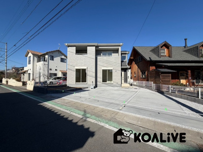 【外観】 | 高崎市片岡町　新築住宅 | 完成済み！いつでも新生活を始めることができます。
開放感あるLDK！
陽当り、風通しも良い暖かな住まいです。
KOALIVE （コアライブ）【0120-919-727】