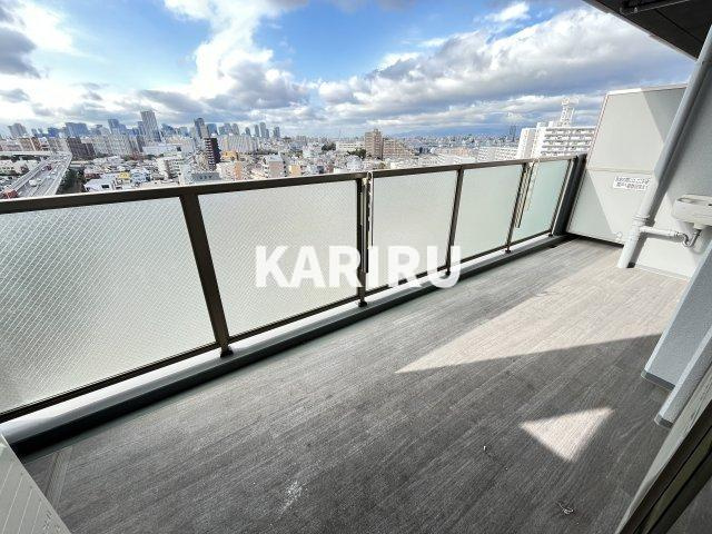 レジディア都島Iのバルコニー|同物件別部屋の写真です