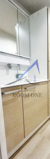 メガロン仲六郷の洗面所|洗面台です。