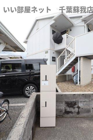 サニーハイツ不動台の外観|宅配ボックスがあると、自分の時間を有効活用できますね！