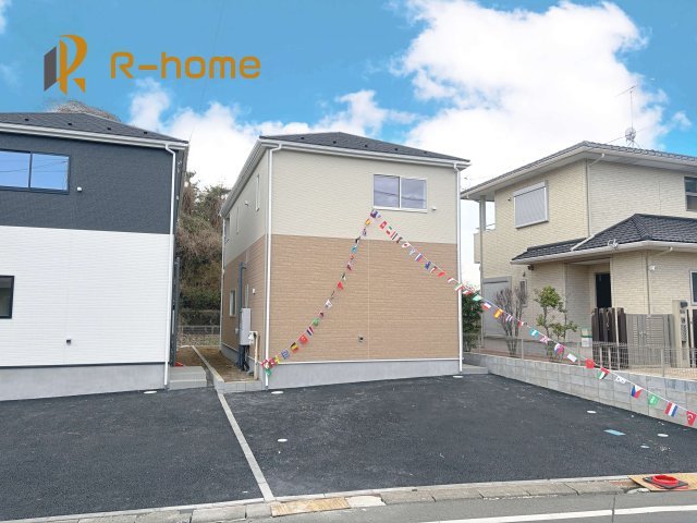 土浦市小岩田東第4　新築戸建て　1号棟の外観|ご予約を頂ければ、『平日』はもちろん『早朝』や『夜間』もご見学可能です♪お気軽にお申し付けください♪