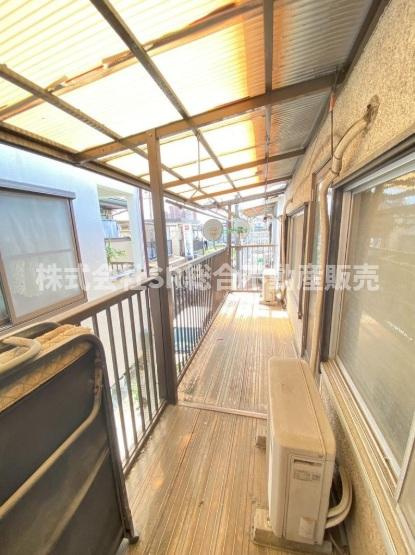 若江東町6丁目　中古戸建のバルコニー|陽当たり良好の広々バルコニー♪