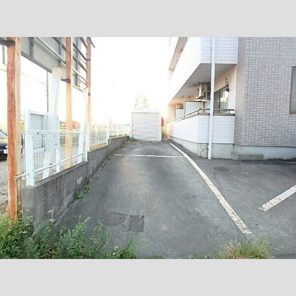 パラドールの駐車場