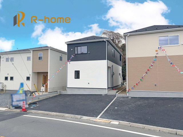 土浦市小岩田東第4　新築戸建て　2号棟の外観|ご予約を頂ければ、『平日』はもちろん『早朝』や『夜間』もご見学可能です♪お気軽にお申し付けください♪