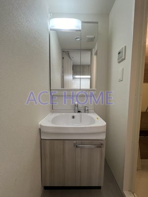 【洗面所】 | プレサンス野江内代ペルティエ