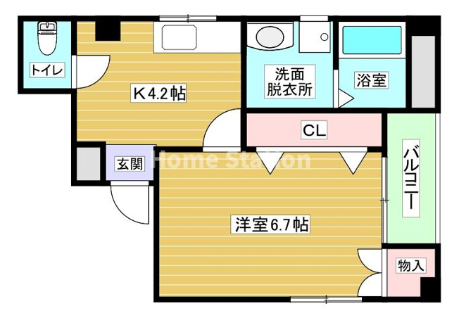 【間取り】 | ソルイルナ福島