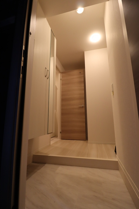 エクセリア中村北の玄関