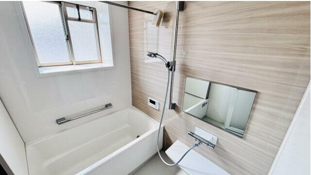 熊本市中央区水道町の賃貸マンションの浴室