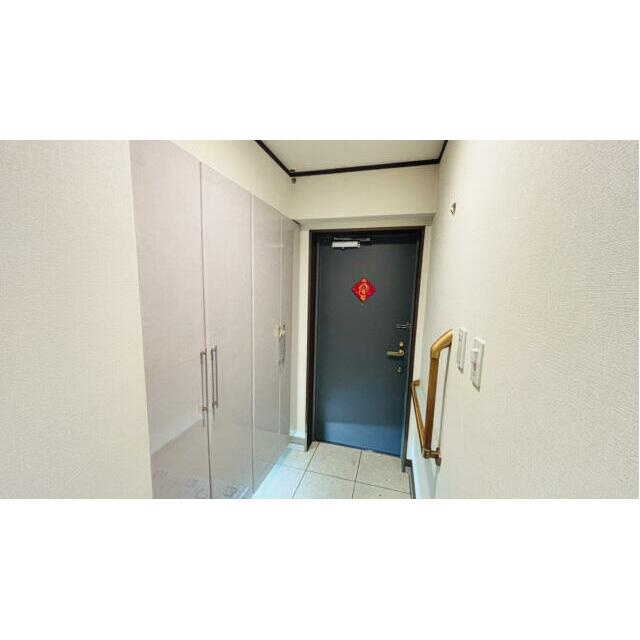 熊本市中央区水道町の賃貸マンションの玄関