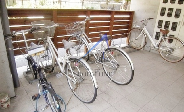 エムフラットのその他共用部分|駐輪場です。