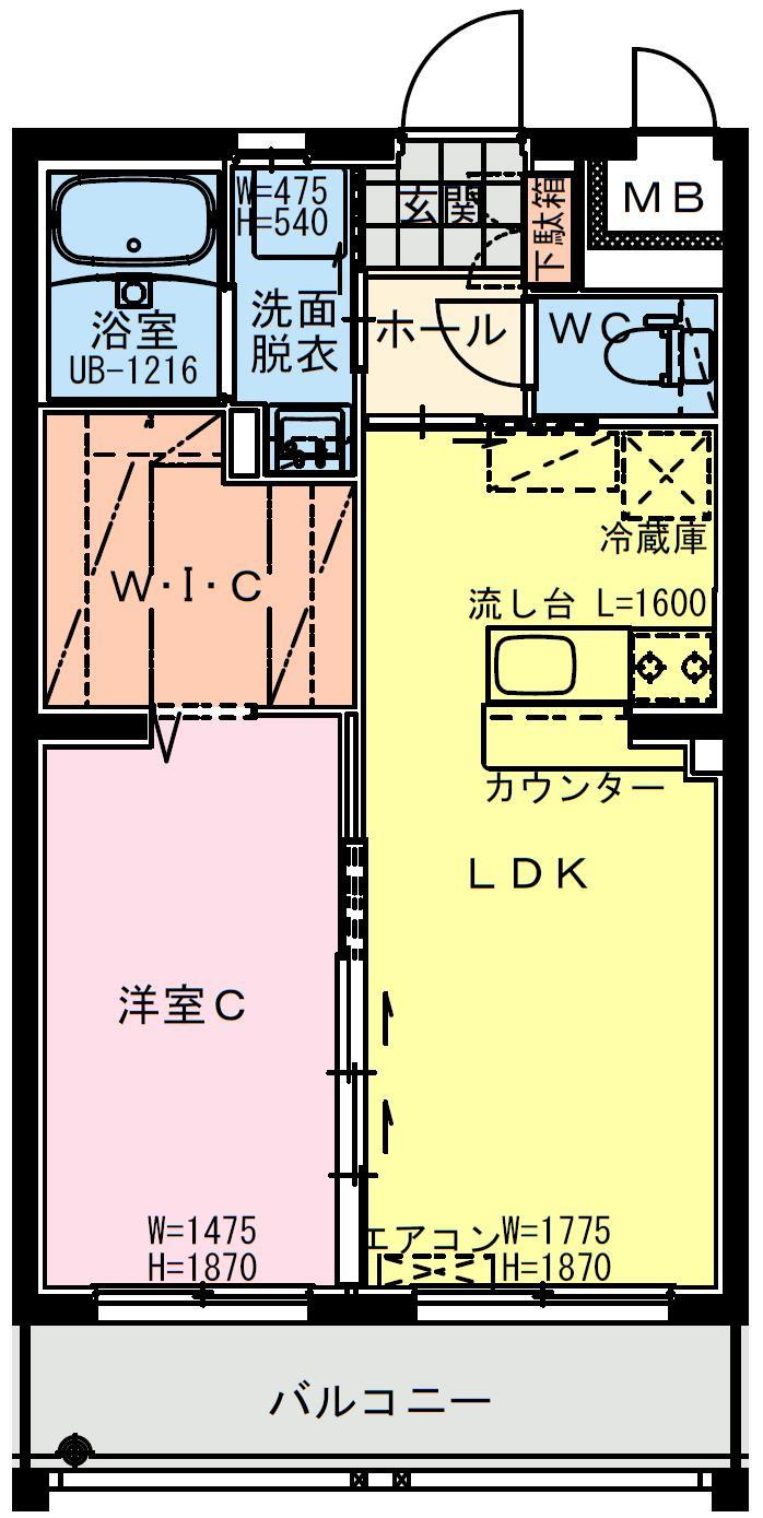 Green Terrace Toshimiの間取り|（仮称）都城年見町Hマンションの間取り