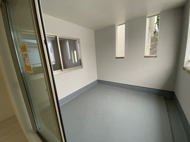 【双葉郡広野町／2号棟】　あると嬉しい家電プレゼントキャンペーのバルコニー|同施工◆バルコニーの写真です◆　
洗濯物から布団まで一度にたくさん干せて便利です♪
眺めのよいバルコニーで、あなただけのリラックスタイムを☆

