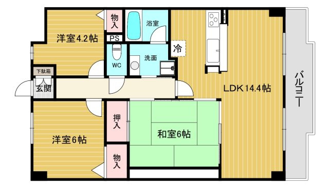 【間取り】 | ココ西宮