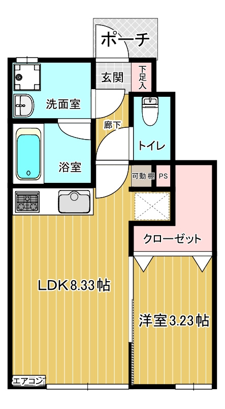 類家字縄手下 A（仮称）の外観パース