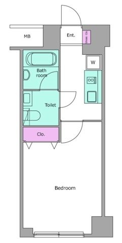 レジディア桜上水の間取り