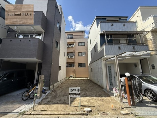 大阪市旭区新森3丁目の前面道路含む現地写真