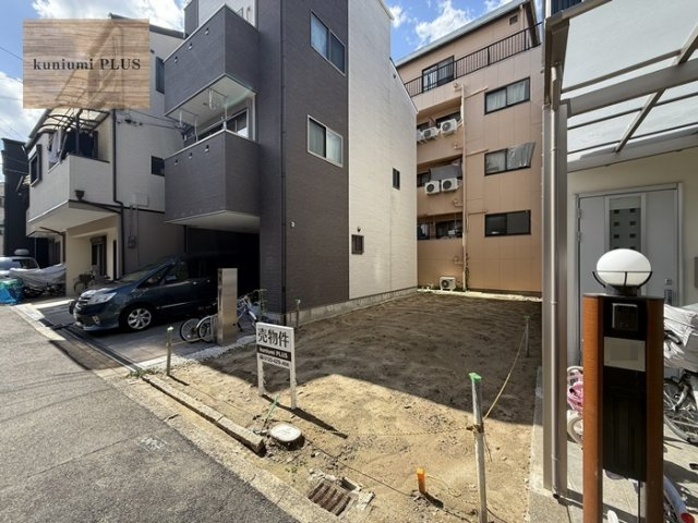 大阪市旭区新森3丁目の前面道路含む現地写真