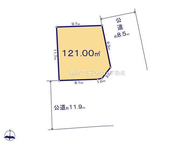 『八王子市土地』八王子市中山589-7【仲介手数料無料】