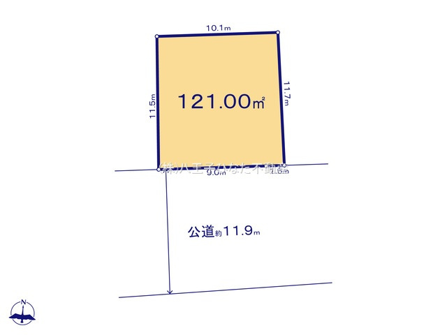 『八王子市土地』八王子市中山589-7【仲介手数料無料】