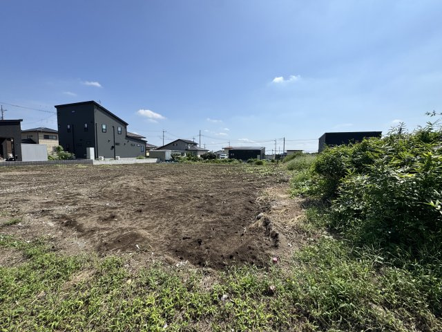 金古町土地③号地の外観|■建築条件はございません。（北西側より）