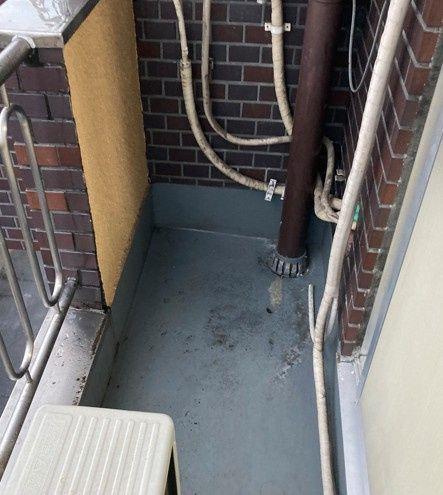 ロータスマンション住吉のバルコニー