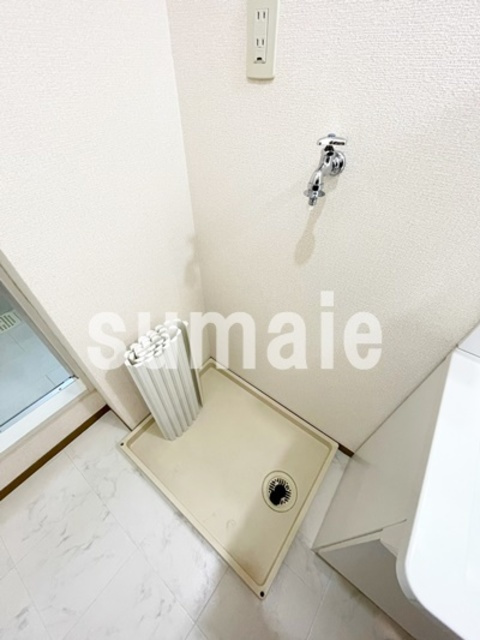 ヴァレンサ氷川　Bの洗面所|洗濯機置き場です。