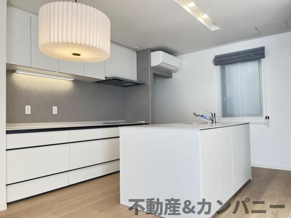 松山市御幸２丁目の新築一戸建のキッチン|使いやすいキッチンです