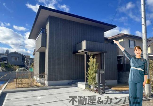 松山市御幸２丁目の新築一戸建の外観|外観もきれいです