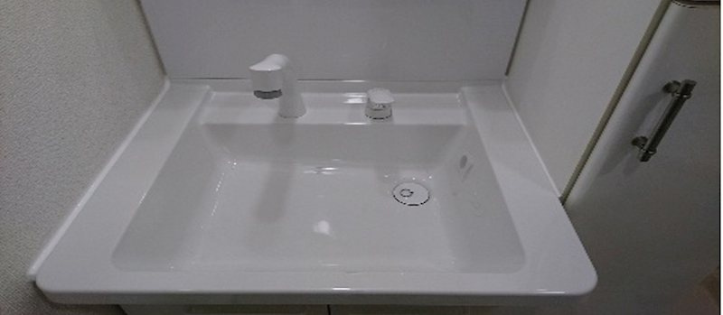 新品家具付きマンション桜木町1(KaGood神奈川)の洗面所